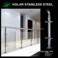 China HOLAR stainless steel frameless stair glass railing prices Manufactory